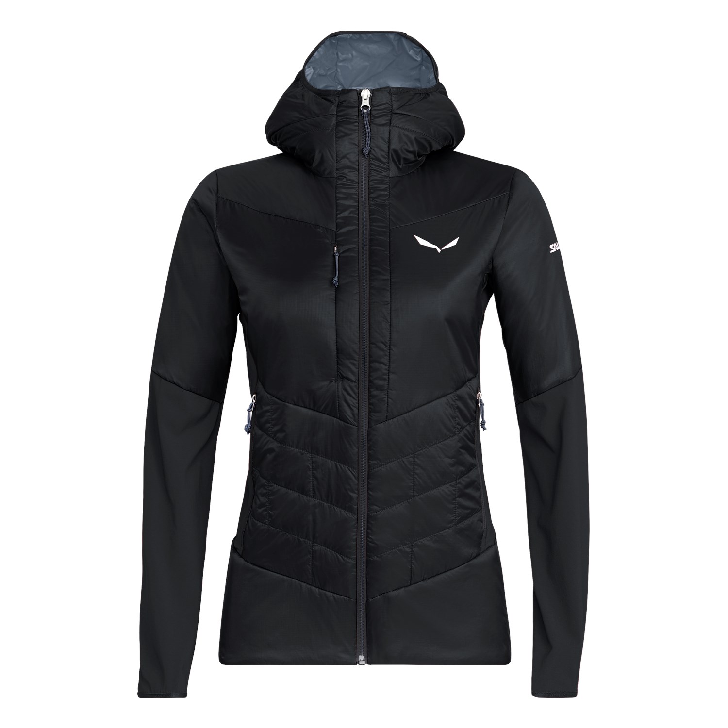 Salewa Women's Ortles Hybrid TirolWool® Responsive Insulation Down Jacket Black PTK-197684